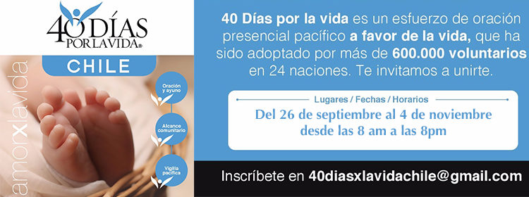 40 días por la vida frente al Cementerio General